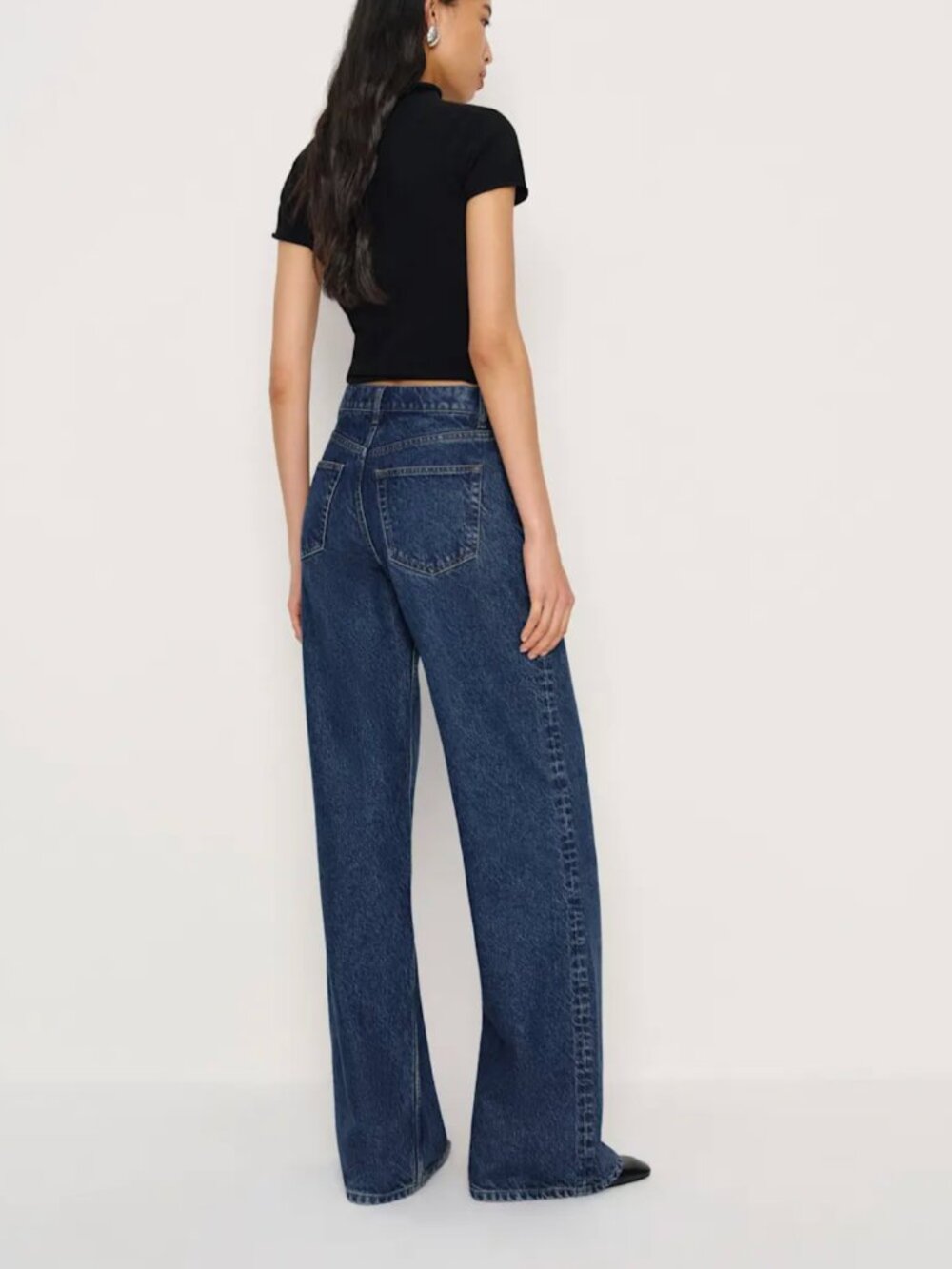 Reformation Cary Low Rise Slouchy Wide Leg Jeans - Picture 2 of 2